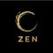 Brush Painting -  Enso Zen Circle Vector Zen logo - Vector