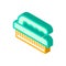 Brush sponge isometric icon vector illustration isolated