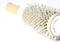 Brushing comb for styling and straightening hair. Professional tool for a hairdresser stylist.