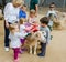 Brushing a Goat - Orange County Zoo - Orange, CA