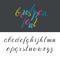 Brushpen latin font