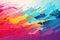 brushstorke paints colorful background wallpaper AI generated