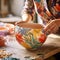 Brushstrokes on Ceramics: Painting Life onto Pottery