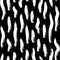 Brushstrokes motif geometric print. Paint brush smears seamless pattern. Freehand grunge design background. Trendy handdrawn