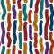 Brushstrokes motif geometric print. Paint brush smears seamless pattern. Freehand grunge design background. Trendy handdrawn