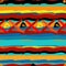 Brushstrokes seamless bold ethnic pattern