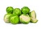 Brussel sprout isolated on the white background