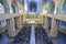 BRUSSELS, BELGIUM - DECEMBER 05 2016 - Interior of the National Basilica of the Sacred Heart Koekelberg