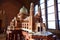 BRUSSELS, BELGIUM - DECEMBER 05 2016 - Scale model of the National Basilica of the Sacred Heart Koekelberg