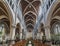 Brussels, Belgium - Gothic Saint Peter churchs , high angle view