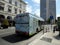 Brussels, Belgium - July 10th 2018: Electric bus on the newly created line 33 of STIB in Brussels