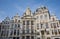 Brussels - The facade of palaces from main square