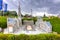 Brussels Grand Place with flower carpet in mini Europe park, Brussels, Belgium