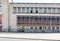 Brussels Old Town - Belgium - Rectangular facade of the Royal library of Belgium at Cantersteen