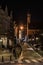 Brussels Old Town, Brussels Capital Region - Belgium - The Saint John street as taken from the Albertina square by night with