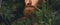 Brutal bearded man in the woods