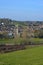 Bruton, Somerset. townscape in Spring