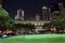 Bryant Park New York City Skyline Night