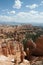 Bryce Canyon Hoodoos with Cloudy Sky Landscape