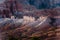 Bryce Canyon hoodoos in the first rays of sun