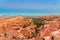 Bryce Canyon National Park landscape at sunset, Utah