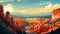 Bryce Canyon National Park: A Lofi Illustration Of Stunning Landscapes