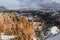 Bryce Canyon National Park Winter Storm View