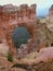 Bryce canyon , natural arch