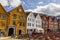 Bryggen historic buidings in Bergen, Norway