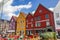 Bryggen historic buidings in Bergen, Norway