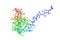 BTB domain from promyelocytic leukemia zinc finger protein (PLZF). Molecular model. Rendering based on protein