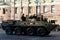 The BTR-82 is an 8x8 wheeled amphibious armoured personnel carrier (APC).