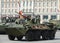 The BTR-82A is an Russian 8x8 wheeled amphibious armoured personnel carrier (APC).