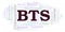 BTS or BitShares cryptocurrency coin word cloud.