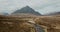 Buachaille Etive Mor aerial from River Coe