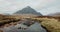 Buachaille Etive Mor aerial from River Coe