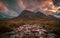 Buachaille Etive Mor and the Lagangarbh Hut