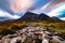 Buachaille Etive MÃ²r and Lagangarbh Hut, Scottish Highlands