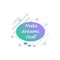 Bubble in blue, violet, make dreams real icon. Simple colored outline vector of motivation icons for ui and ux, website or mobile