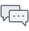 Bubble, chat Isolated Vector Icon That can be very easily edit or modified.