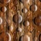 Bubble decorative wooden pattern