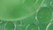 Bubble flowing background abstract green color