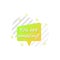 Bubble in green, yellow, you are amazing icon. Simple colored outline vector of motivation icons for ui and ux, website or mobile