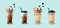 Bubble milk tea menu  ads with delicious tapioca and pearl pouring into glass cup 3d illustration.