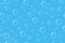 Bubble pattern background. Water and soap bubble seamless pattern. White blue texture. Illustration for clean, shampoo and