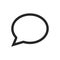 Bubble speech cloud vector communication icon comic message. Cartoon illustration speech cloud talk symbol. Bubble chat sign