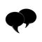 Bubble speech communication dialog pictogram