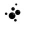 Bubble vector icon black. Soap or water icon