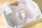 The bubble wrap cover water glass in box for protection product cracked