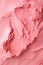 Bubblegum pink make-up, beauty product texture as abstract makeup cosmetic background, crushed cosmetics, generative ai